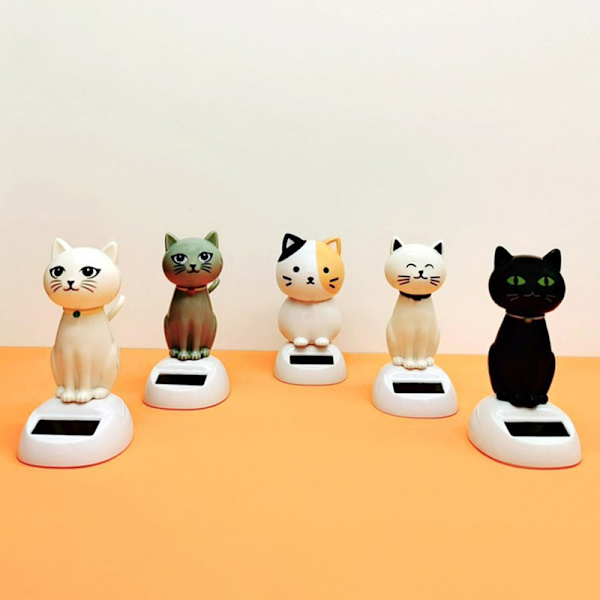 Solar Dancing Toy e Cat Solar Powered Swinging Cat Dashboard Eller C