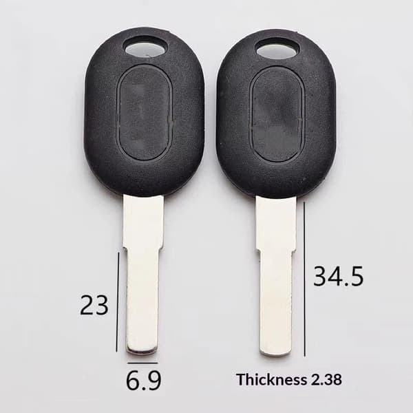 2st Elektrisk Cykel Nyckelblad Tändningsnyckelblad Oslipad Metall E-cykel A5