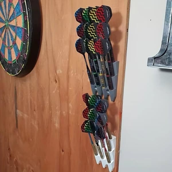 1 st väggmonterad darttavla för 9 pilar, platsbesparande A3