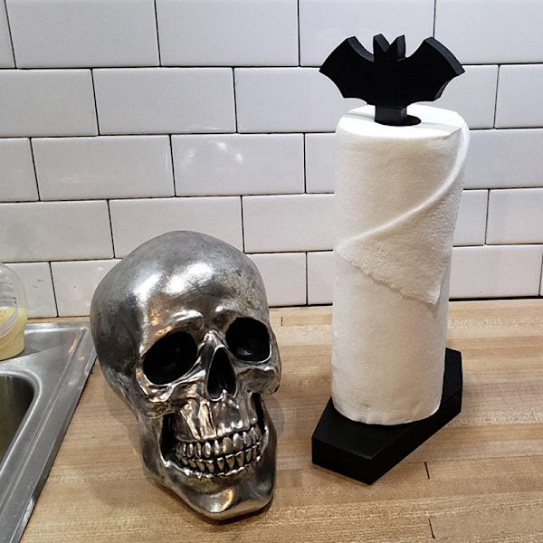 Bat Paper Towel Holder Halloween Decor For Kitchen And Bathroom