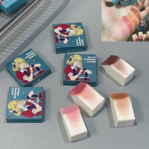 Læber Kinder Creme Naturlig Bløde Kinder Røde Læber Mudder To I Én A3