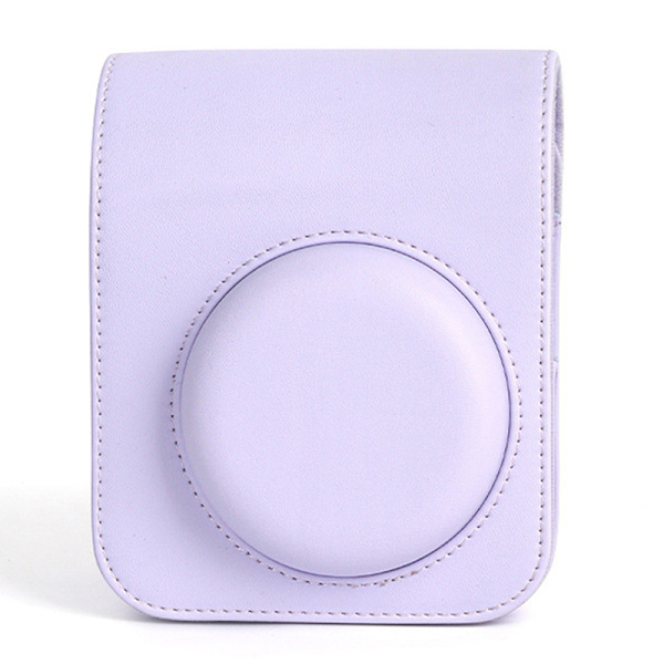 För Instax Mini 12 Case PU Case Trave Bag Purple