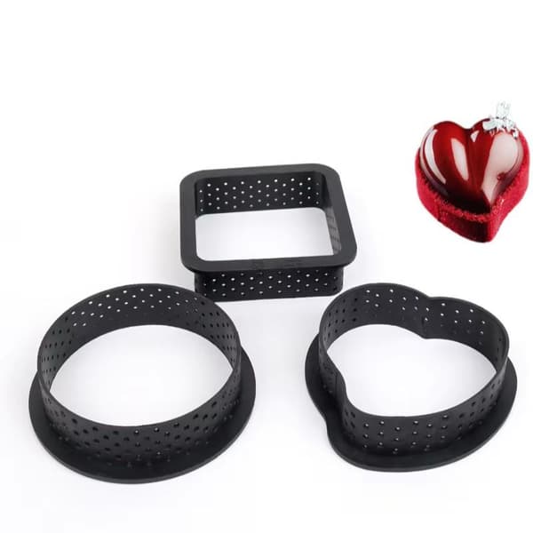 1 stk husholdnings DIY tertering non-stick perforert kake pai mous A3