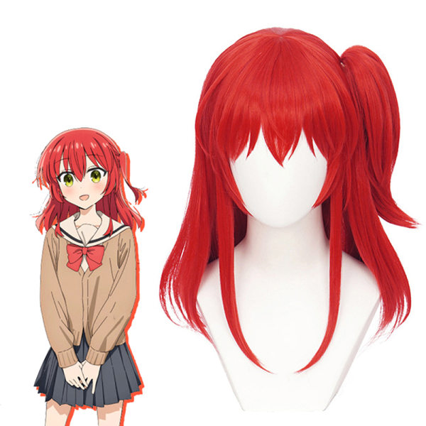 Anime Bocchi The Rock Cosplay Gotou Hitori Cosplay Red Hair Wig
