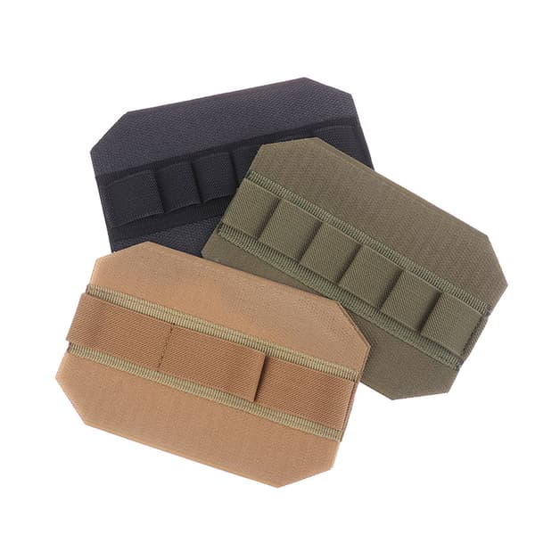 Bärbar väskinsats elastisk hållare elastisk ögla panelkrok och Army green 6 holes