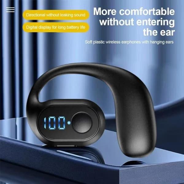 Enkelörad öppen öronsnäcka Bluetooth 53 Headset HD-samtal HIFI S A2