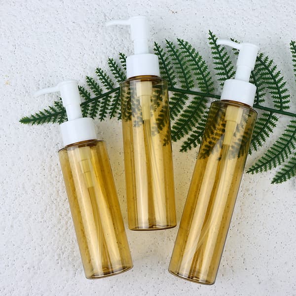 100/120/150 ml lotionflaske med trykpumpe til makeupfjerner 100ml