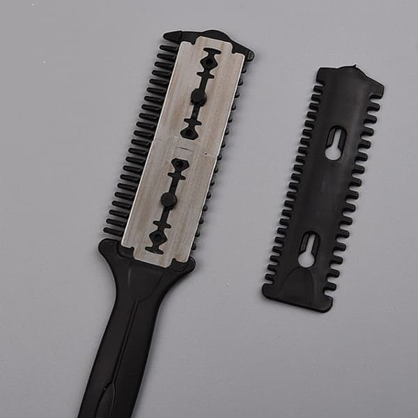 Dubbla sidor Razor DIY Trimmer med blad Hår Razor Kamhår 1PCS