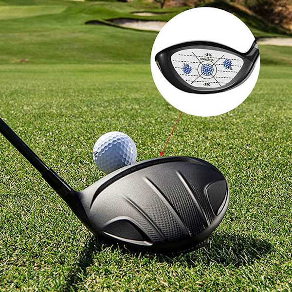 10 stk Golf Impact Stickers Klistremerke Overdimensjonerte etiketter Roll Balls A