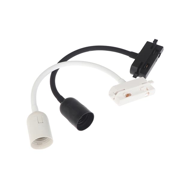 LED-spårbelysning E27 justerbar böjbar svanhalslang White 40CM