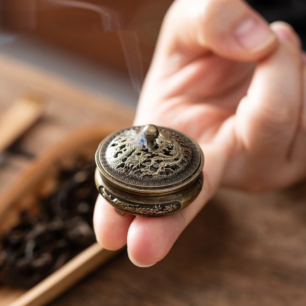 Buddhistiske redskaper Røkelsesbrenner Lotus Røkelse Røkelsekar Arkaisk C 2