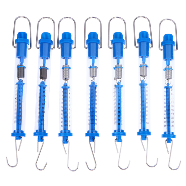 Praktisk Newtons Spring Scale Tubular Dynamometer Plastic Tran C