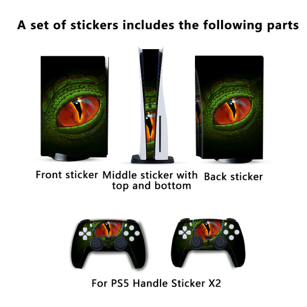 Til PS5 Game Console Series European And Style Skin Stickers C A5