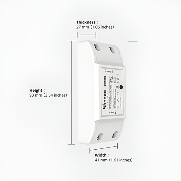 Pistorasiat Basic R2 Wifi Breaker Switch Smart Wireless Remote Cont