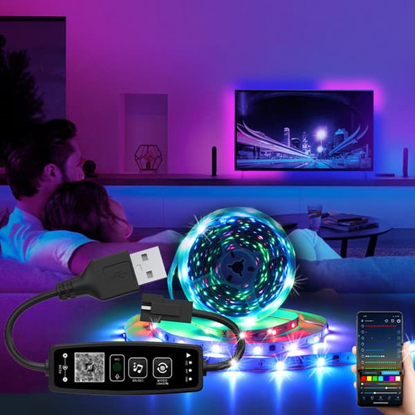 WS2811 WS2812B SP6812 Bluetooth LED Pixel Strip Controller Til A1