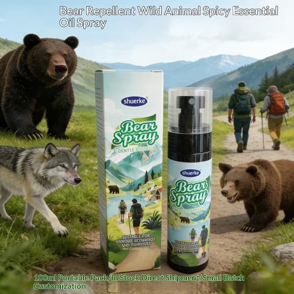 100 ml vildtdyrsafvisende spray til vandreture og camping til beskyttelse A3