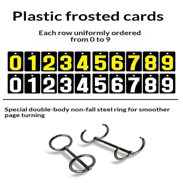 Resultattavle i plast Digital Flip Score Counter Spil Scoringstavle A1