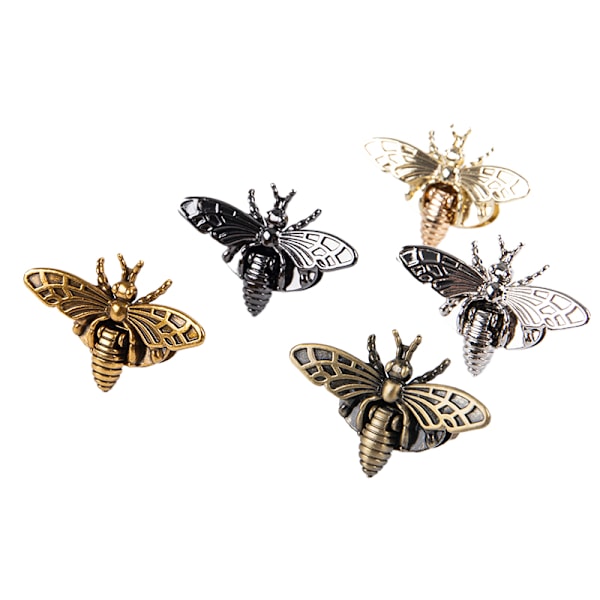 Metal Bee Form Turn Lock Retro Bag Lås Hardware Craft Bag Ancient gold