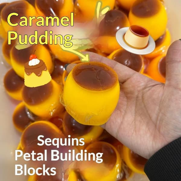 Simulering Karamellpudding Stressball Formet Fidget-leketøy Gave