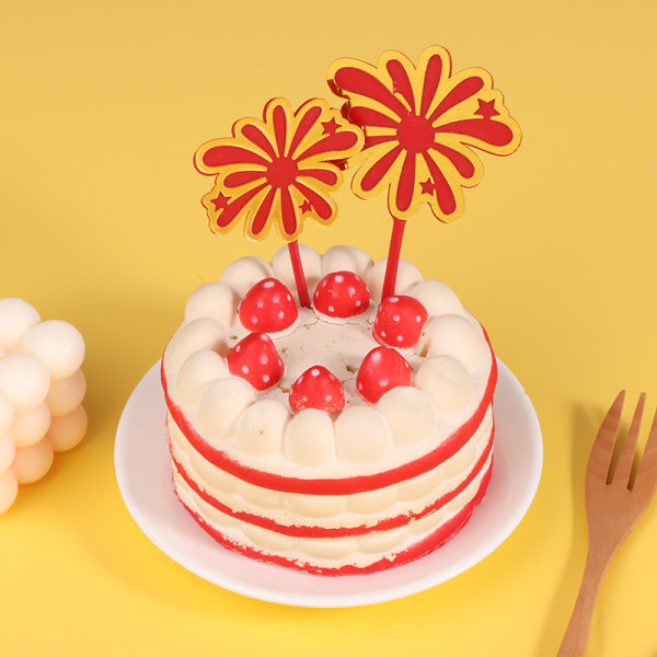 Kreativ akryl Godt nyttår 2024 Cake Topper For Merry Xmas N3
