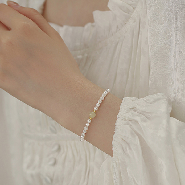 Fashion Pearl beaded armbånd Vintage stil armbånd smykker A