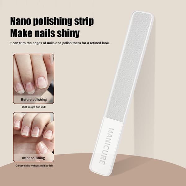 10PCS Manikyrset Pedikyrset Kolstål Nagelvård Gray