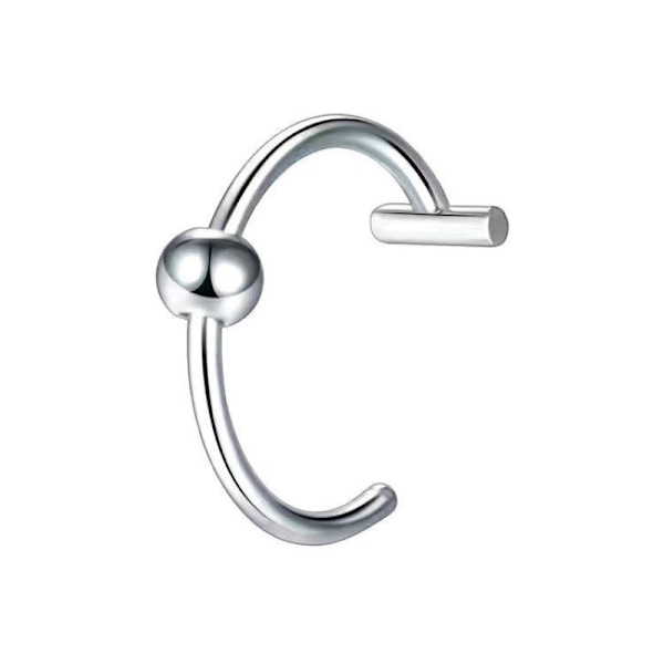 1 Stk Rustfrit Stål Næse Ring Bøjle Septum Ringe C Clip Lip Rin A2
