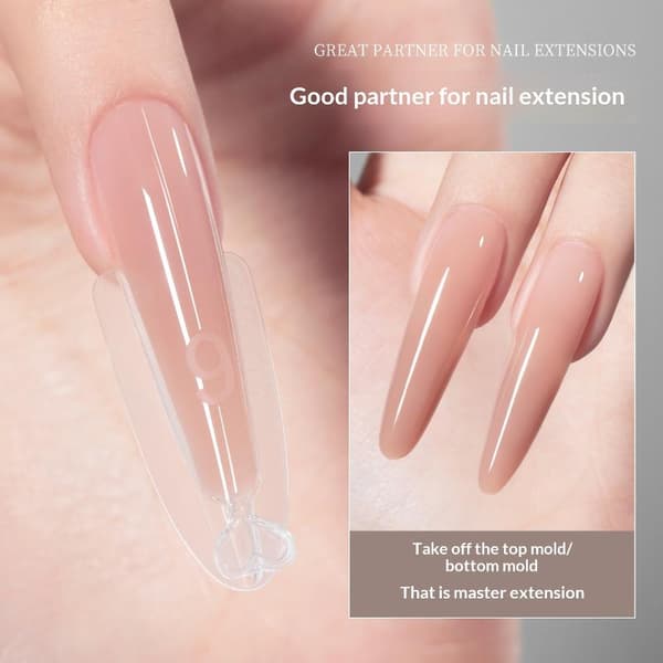 180 stk Sandwich Dual Nail Forms 15 størrelser forlengelser-Dual Forms T A2