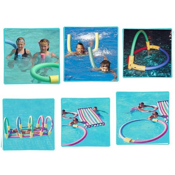 Ihålig flexibel swimmingpool Water Float Foam Nudlar Connecto E