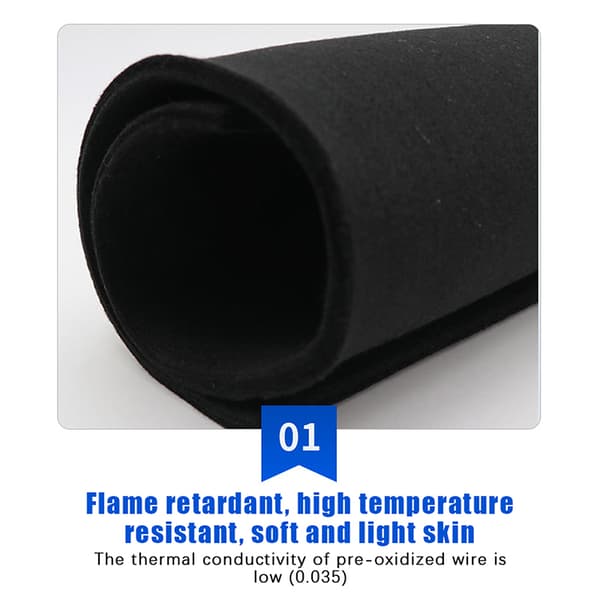 Brandsäker dyna Svetsning Skyddsfilt Isoleringsdyna Högtemperatur 2Pcs