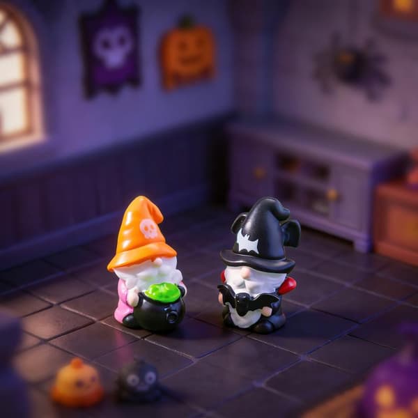 5 stk. e Mini Halloween Harpiksfigur Håndværkspynt Skrivebord Ho 5pcs