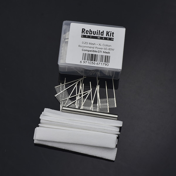DIY Rebuild Kit GTI 0.2ohm Mesh Coil Resistance Wire Replacemen 1pc