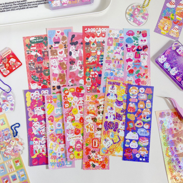 10 STK Stickers Pack Kawaii e Stickers DIY n Stickers Decoration A7