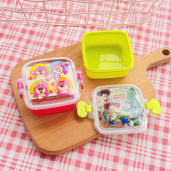 Lunch Box Lasten sarjakuva Bento Box Mikroaaltouuni sisältää välipalan Red