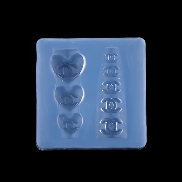 Neglekunst Silikoneforme Manicure Skabelonforme Hjerte Design N