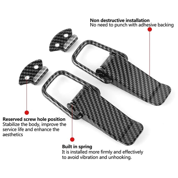 1Pari Auto puskurin pidike Hasp kiinnityspidike Universal Security Ho A1