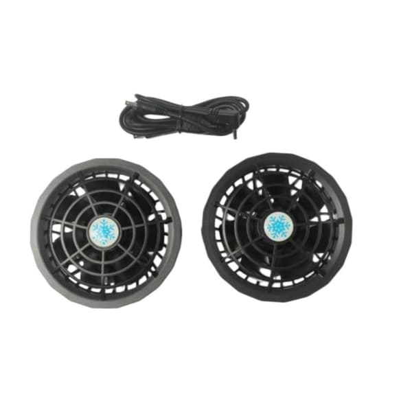 1 sæt 5/7.4/12V USB køleventilator til airconditioneret arbejdstøj 12V brushless