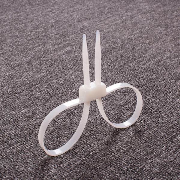 Flex Manschetter Plast Nylon Engångsdragkedja Handbojor Seghet White