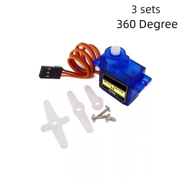 6 sett Sg90 mikro servomotor 1pc 180 Degree