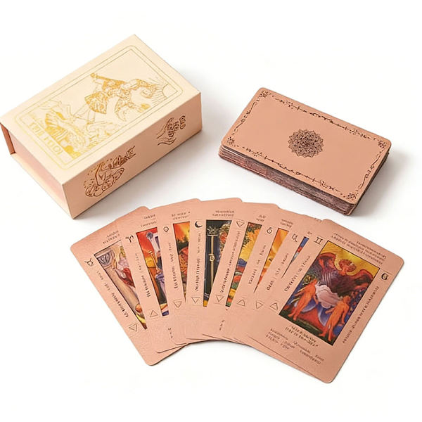 Rosaguld Tarotkort Multicolor