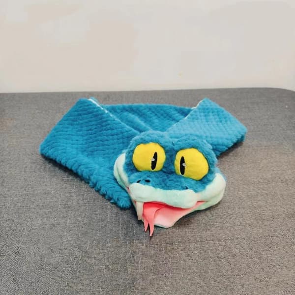 Zootopia Gary Snake Skjerf Anime Vinter Varme Teppevrister for Kvinner A2