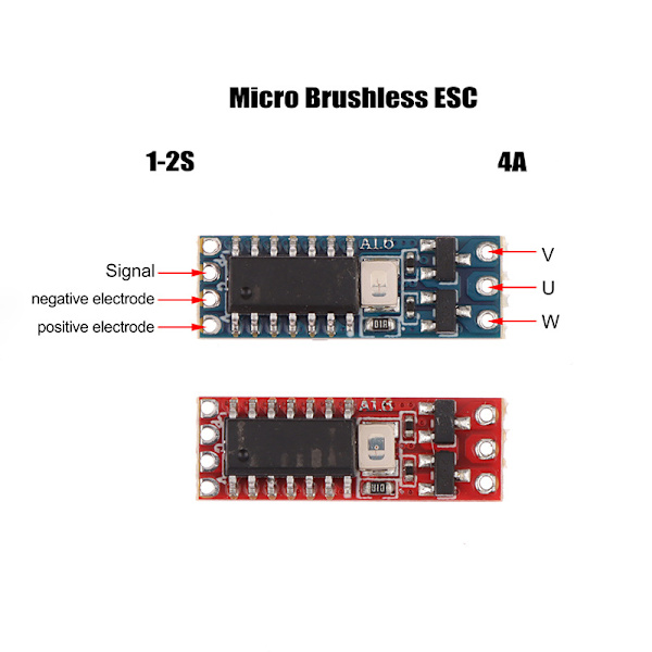 Micro Brushless Motor Driver Board Elektrisk Regulator Drive For A2