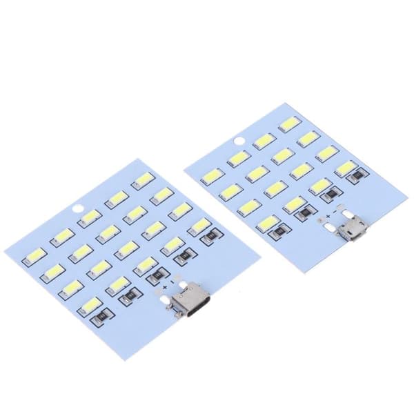 USB LED-lystavle 8 12 16 20 perler Lampepanel DIY-belysning Mo A4