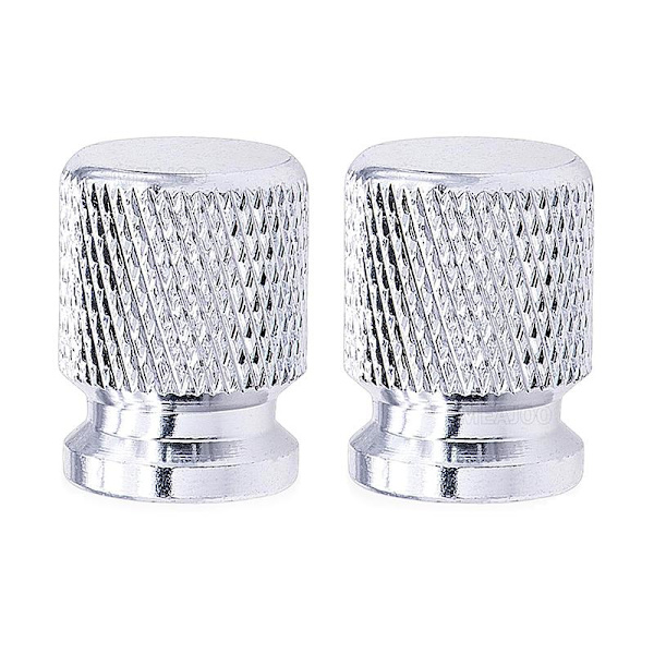 Dækventilhætter Silver