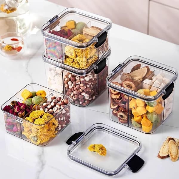 Keittiön ilmatiiviit purkit 1pc