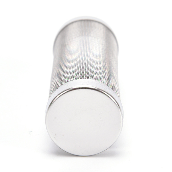 holdbart rustfrit stål filter mesh akvarie filter vagt fisk 8.5cm