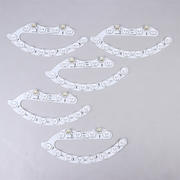 2/5 stk. LED-lyskilde eftermonteringslyspanel 9/12W med linse til 9W 2pcs