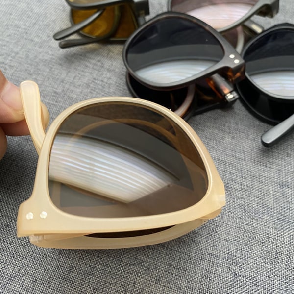 Kvinners mote sammenleggbare solbriller Damemerke designerglass A3
