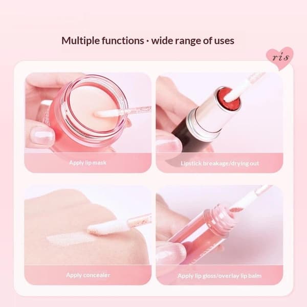 50 stk. engangsapplikatorer for leppestift og lipgloss Gold