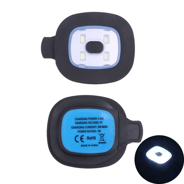 1/2/4 stk. USB genopladeligt lys til LED-pandelygte udskiftelig 2pcs